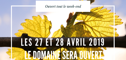 26 avril: Ouverture exceptionnelle dimanche 27 avril