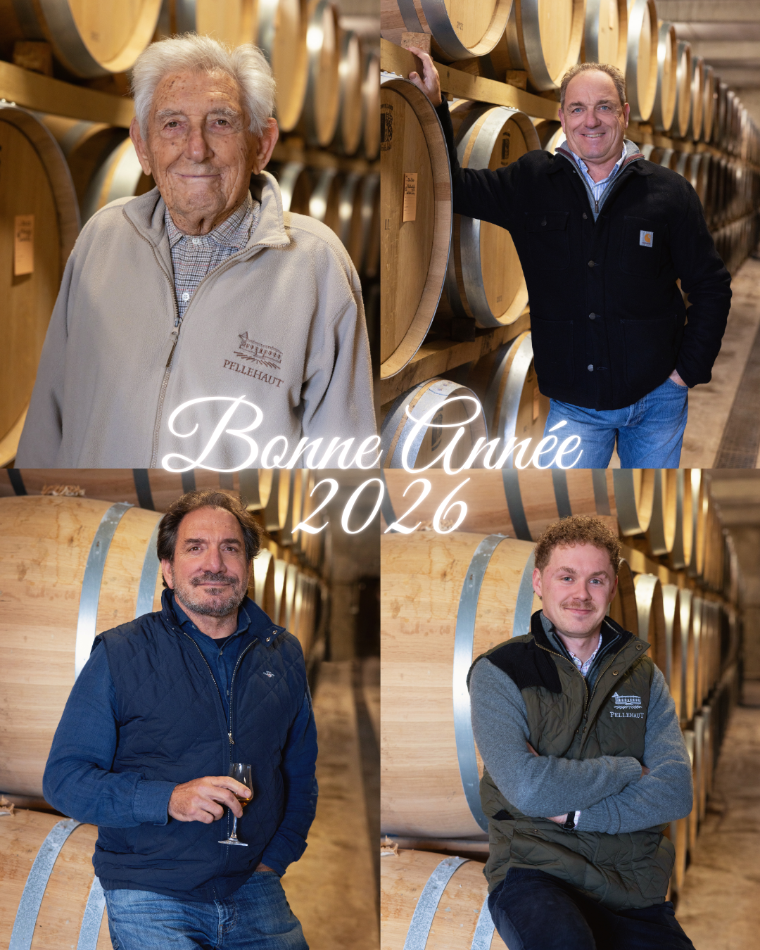 La famille Béraut ainsi que toute l'équipe de Pellehaut vous envoient leurs meilleurs vœux ! 